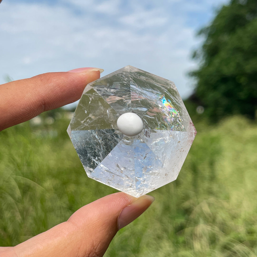 Natural Crystal Clear Quartz Diamond