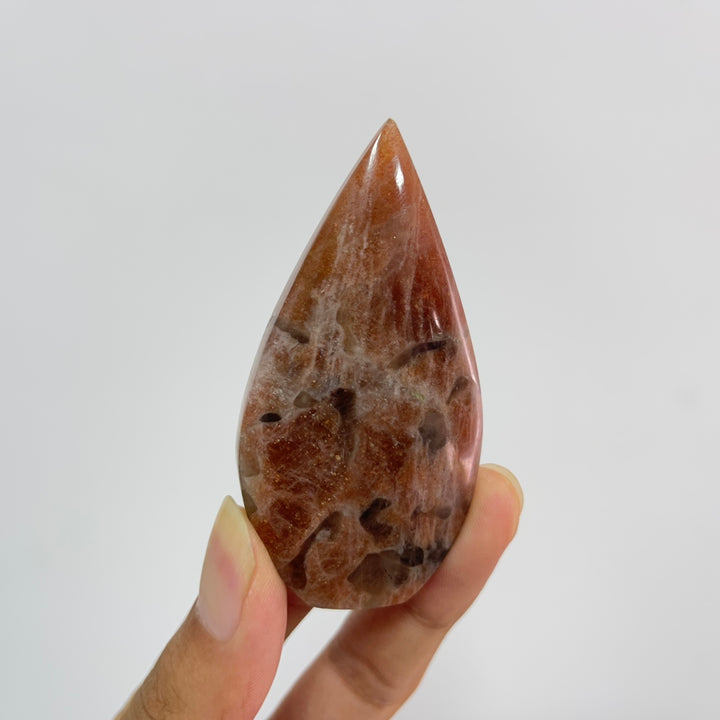 Natural Crystal Golden Sunstone Teardrop