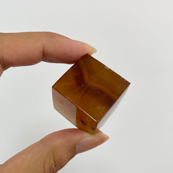 Natural Crystal Fluorite Cube