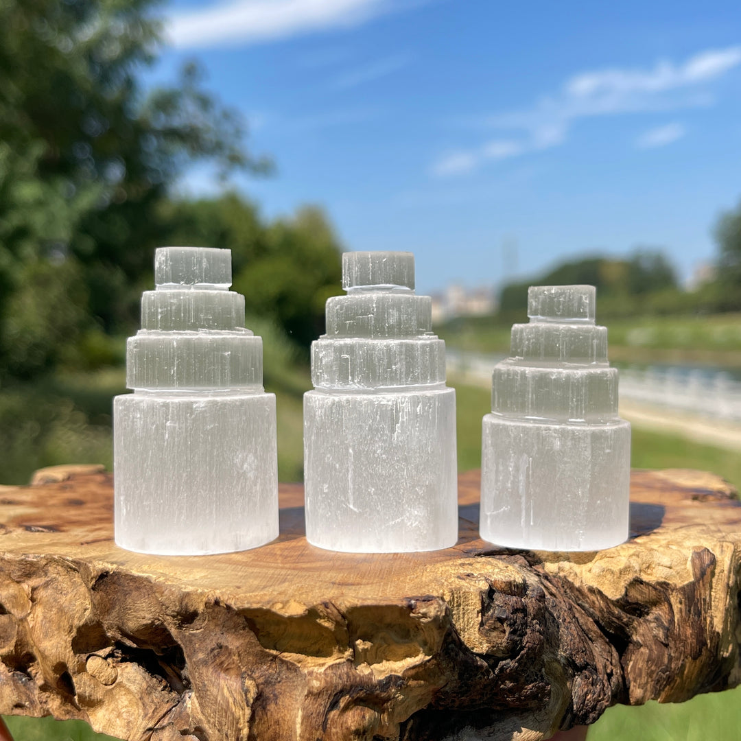 Natural Crystal Selenite Tower