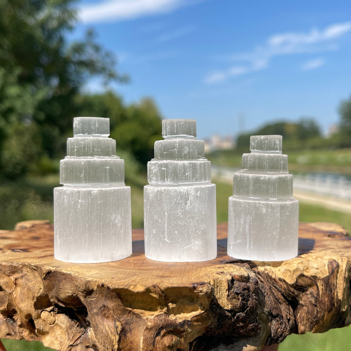 Natural Crystal Selenite Tower