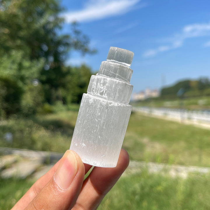 Natural Crystal Selenite Tower