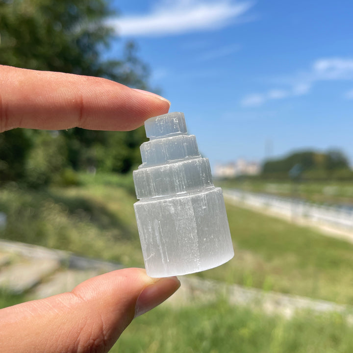 Natural Crystal Selenite Tower
