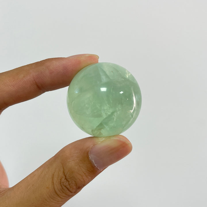 Natural Crystal Small Fluorite Sphere
