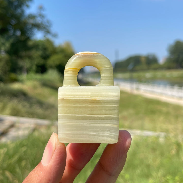 Natural Crystal Carving Lock And Key