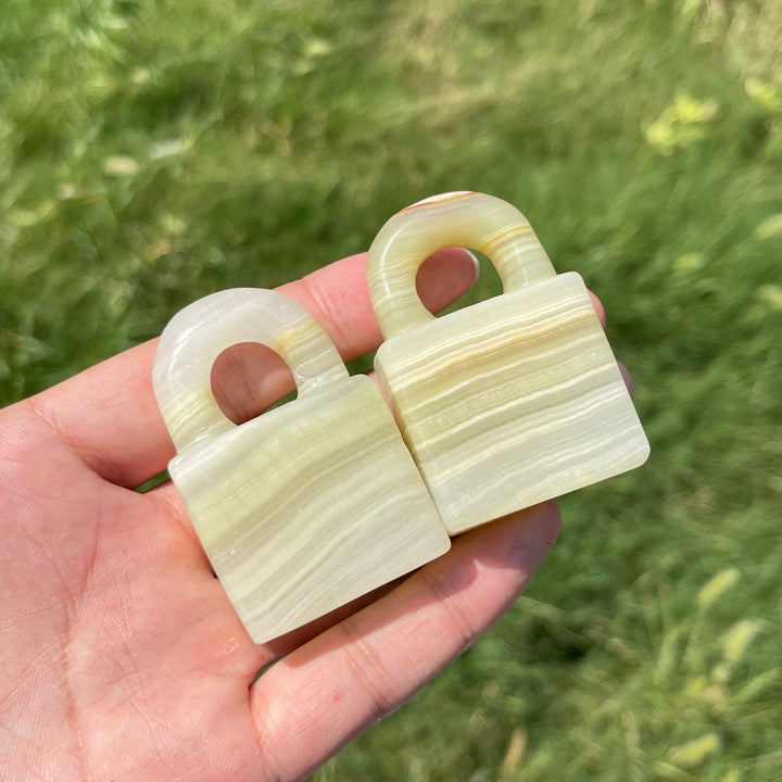 Natural Crystal Carving Lock And Key