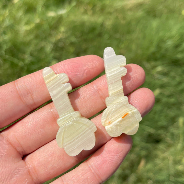 Natural Crystal Carving Lock And Key