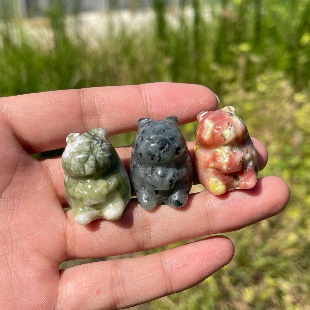 Natural Crystal Capybara With Ingot