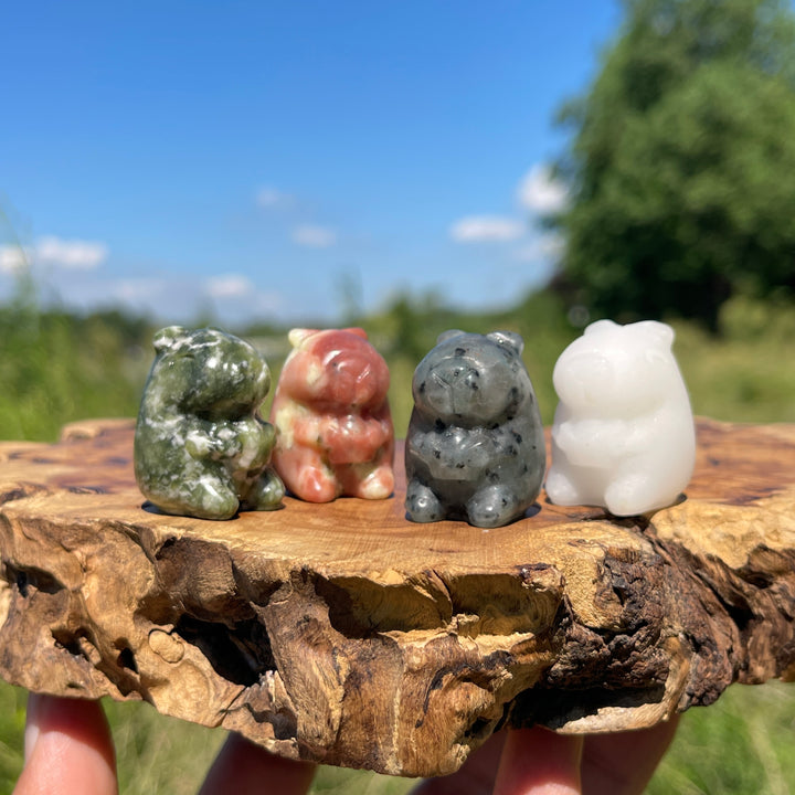 Natural Crystal Capybara With Ingot