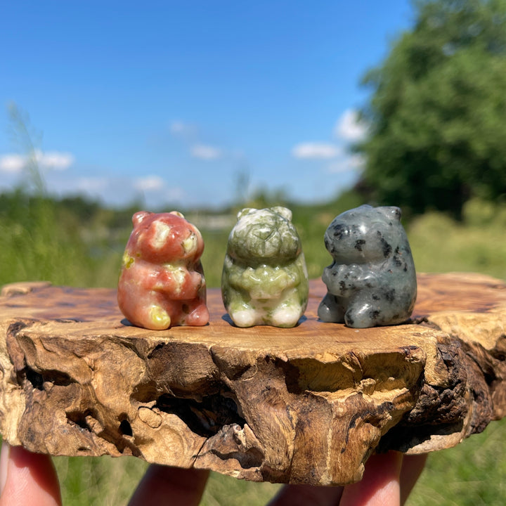 Natural Crystal Capybara With Ingot