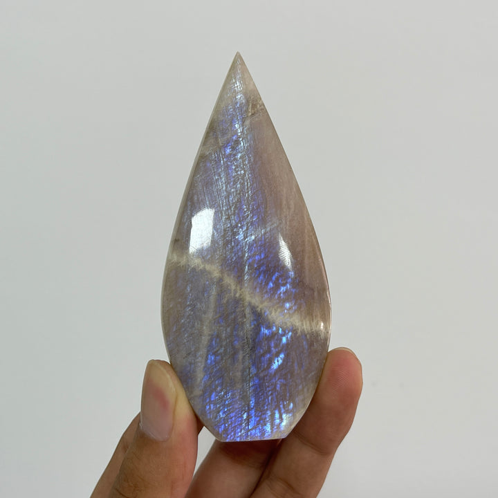 Natural Crystal Moonstone Teardrop