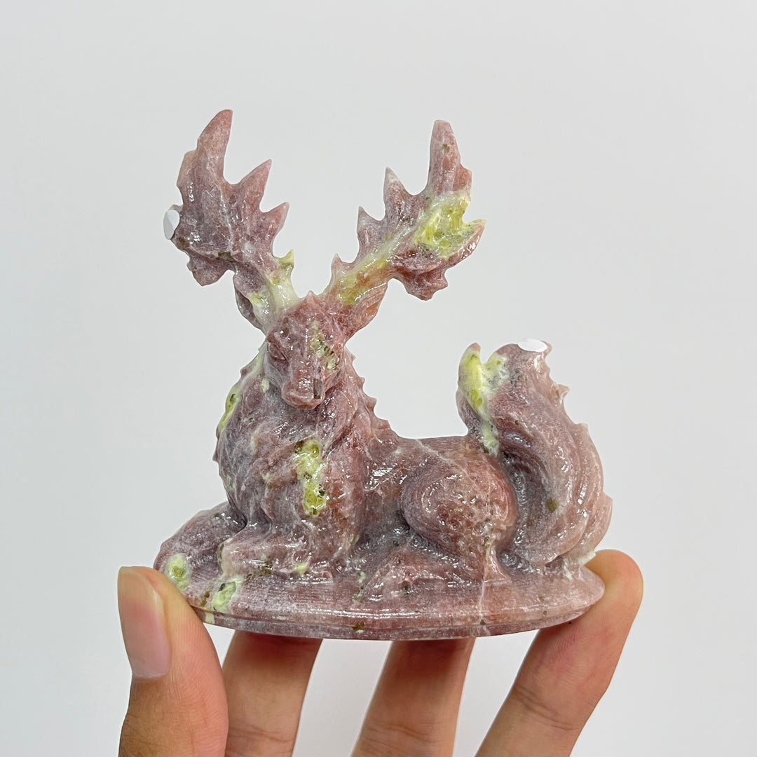 A Slightly Imperfect Natural Crystal Enchanted Deer