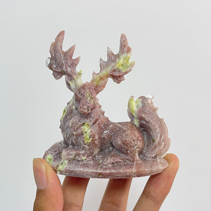 A Slightly Imperfect Natural Crystal Enchanted Deer