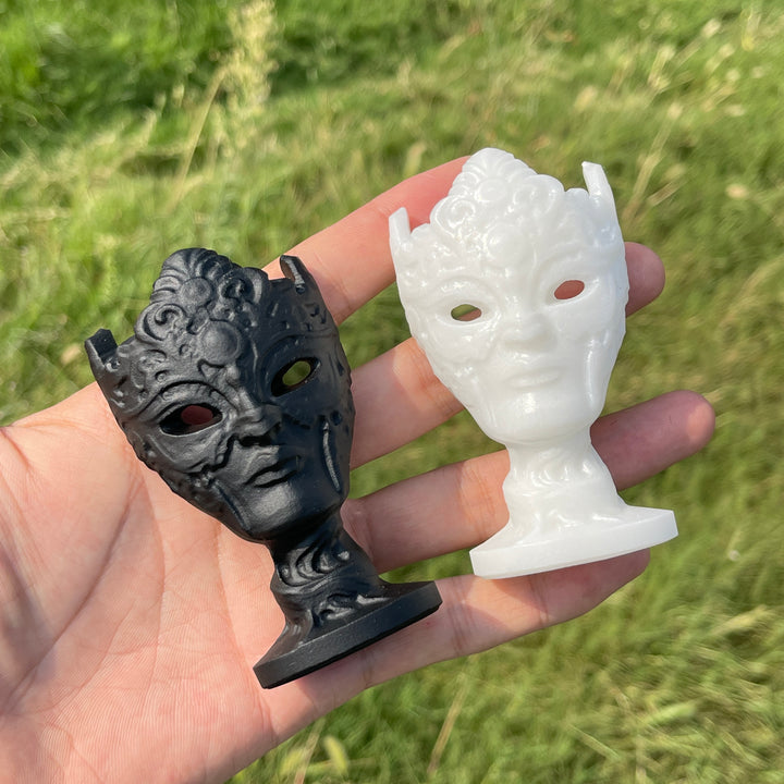 Natural Crystal Carving Pattern Mask