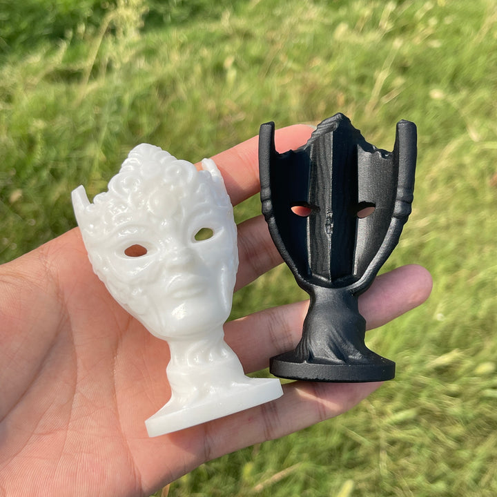 Natural Crystal Carving Pattern Mask