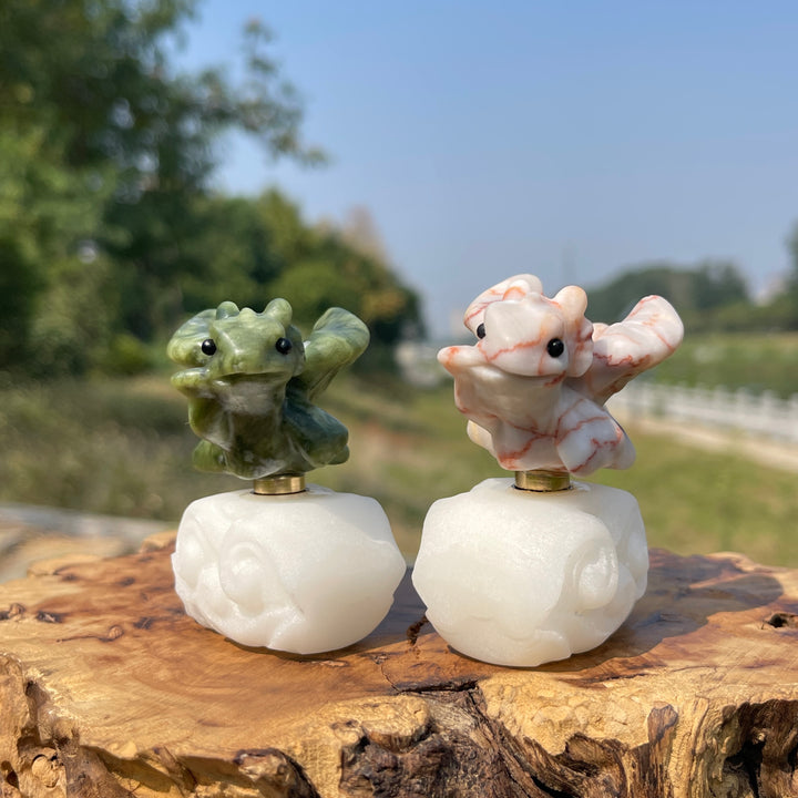 Natural Crystal Rotatable Baby Dragon