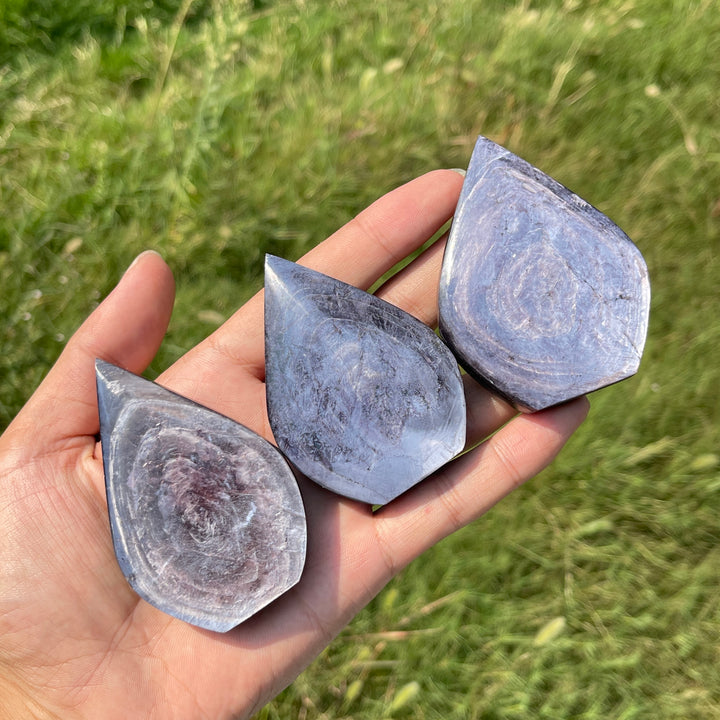 Natural Crystal Exquisite Lepidolite Teardrop