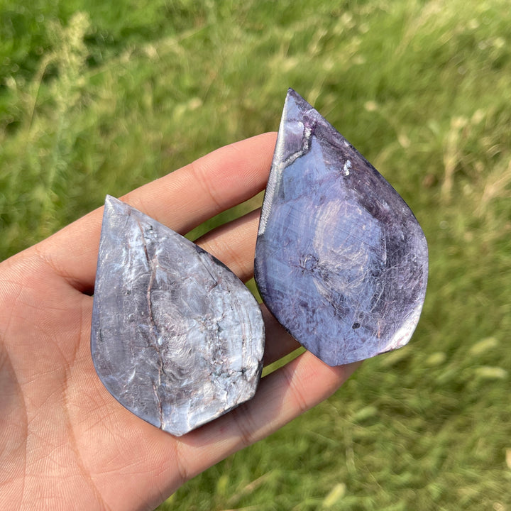 Natural Crystal Exquisite Lepidolite Teardrop