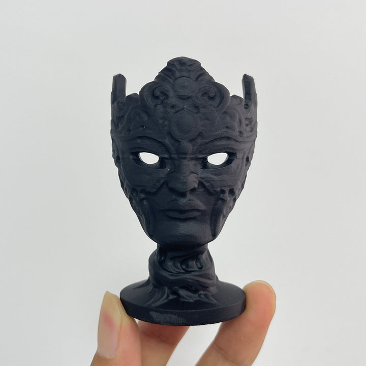 Natural Crystal Carving Pattern Mask