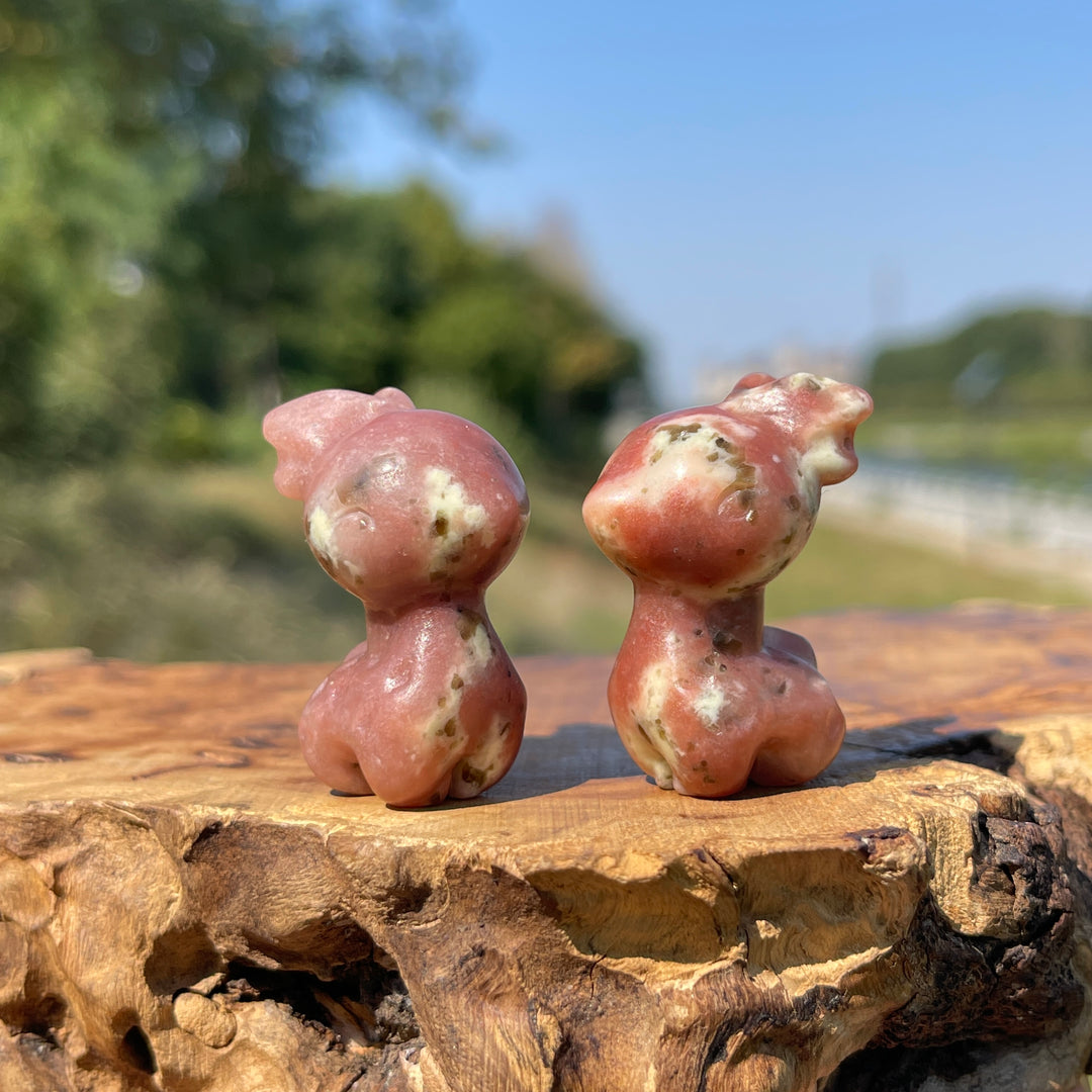 Natural Crystal Carving Cute Sika Deer