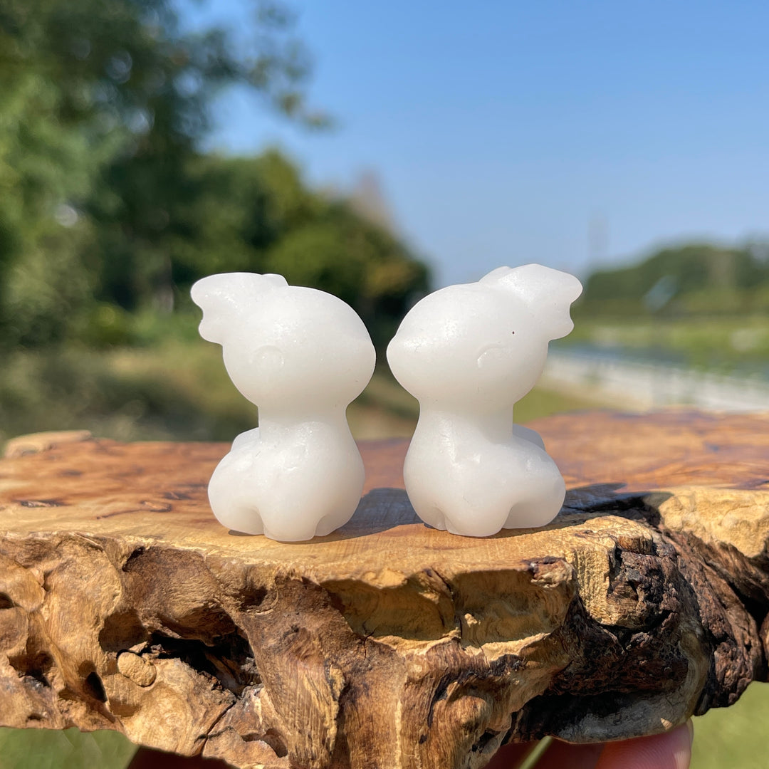 Natural Crystal Carving Cute Sika Deer