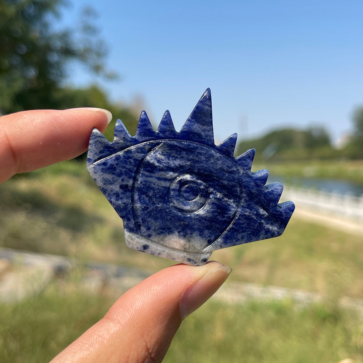 Natural Crystal Carving Evil Eye