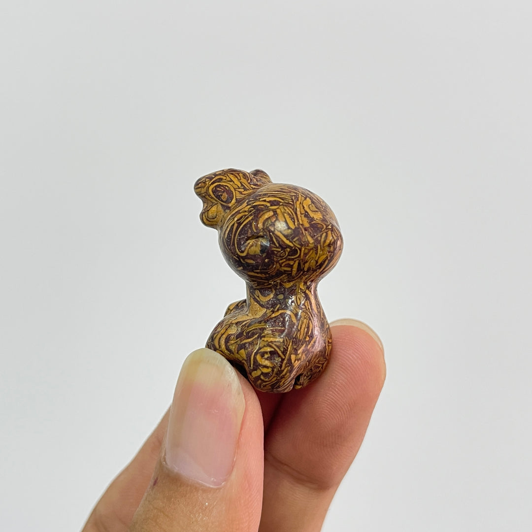 Natural Crystal Carving Cute Sika Deer