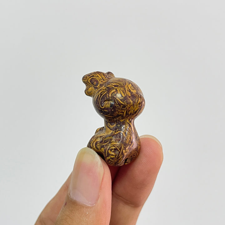 Natural Crystal Carving Cute Sika Deer