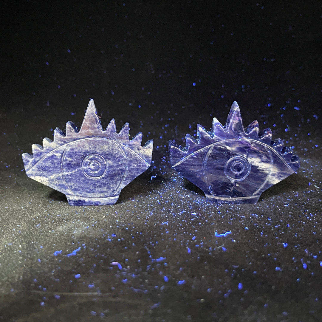 Natural Crystal Carving Evil Eye