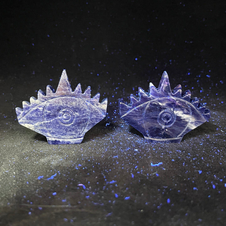 Natural Crystal Carving Evil Eye