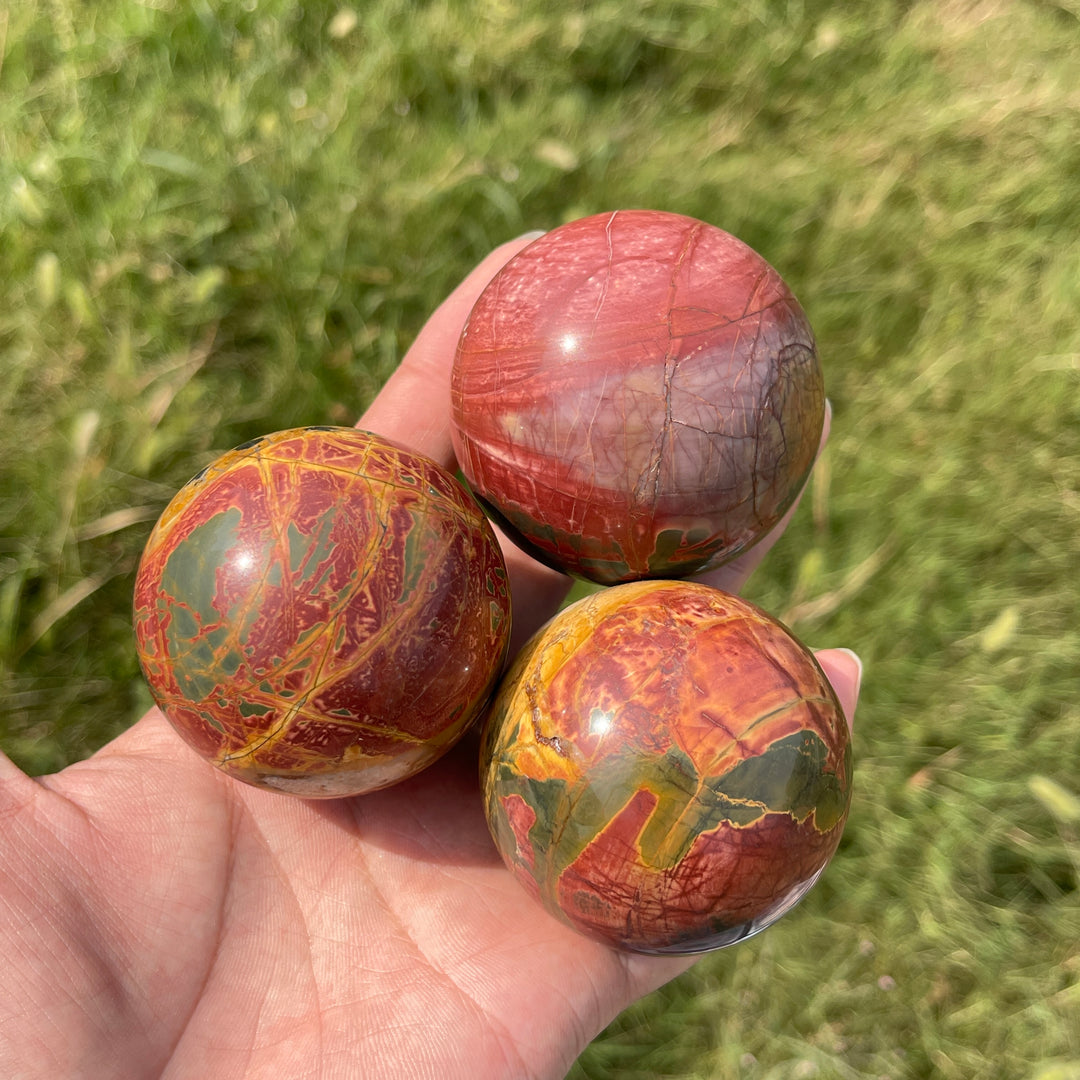Natural Crystal Colorful Noreena Jasper Sphere