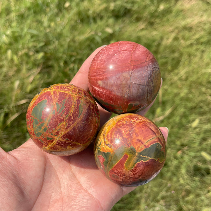 Natural Crystal Colorful Noreena Jasper Sphere