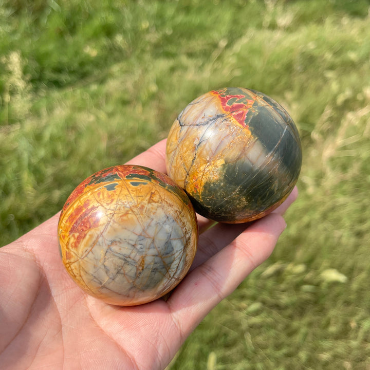 Natural Crystal Colorful Noreena Jasper Sphere
