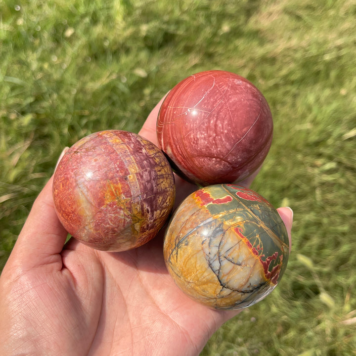 Natural Crystal Colorful Noreena Jasper Sphere