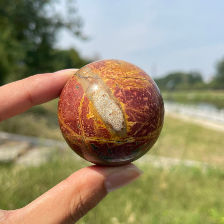 Natural Crystal Colorful Noreena Jasper Sphere