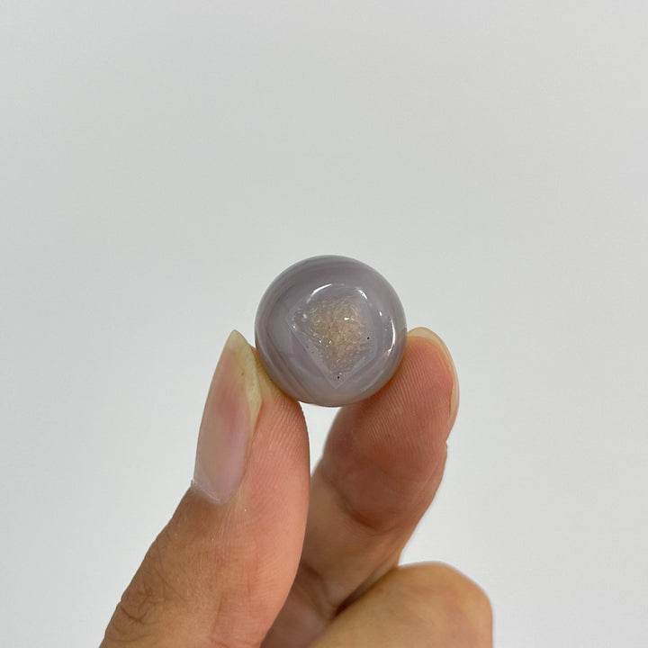 Natural Crystal Agate Mini Sphere