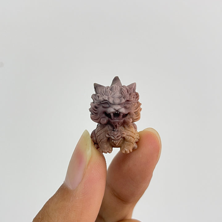 Natural Crystal Cute Alashan Agate Qilin