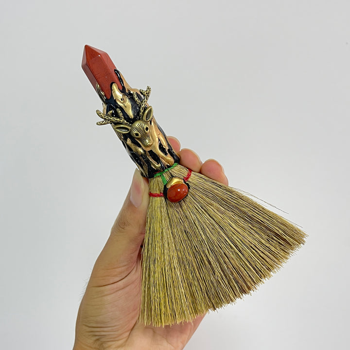 Natural Crystal Broom Wand