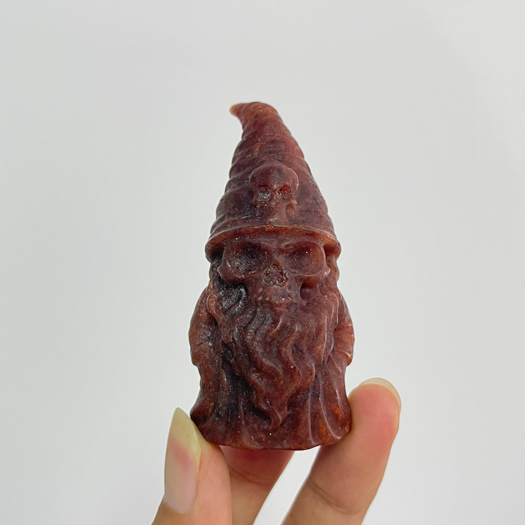 Natural Crystal Gnome Wizard