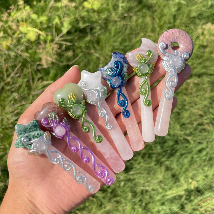 Natural Crystal Magic Wand