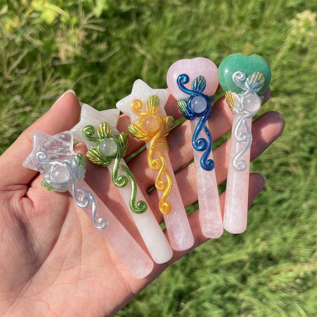 Natural Crystal Magic Wand