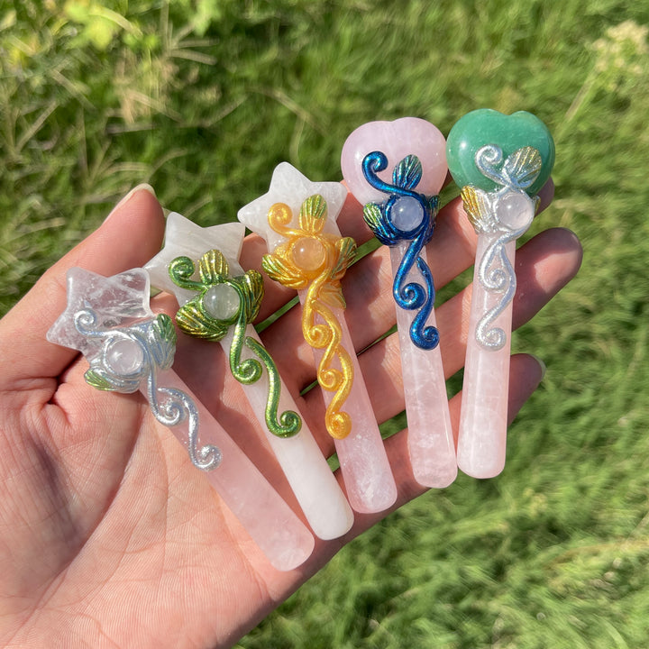 Natural Crystal Magic Wand
