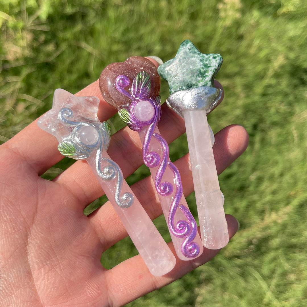 Natural Crystal Magic Wand