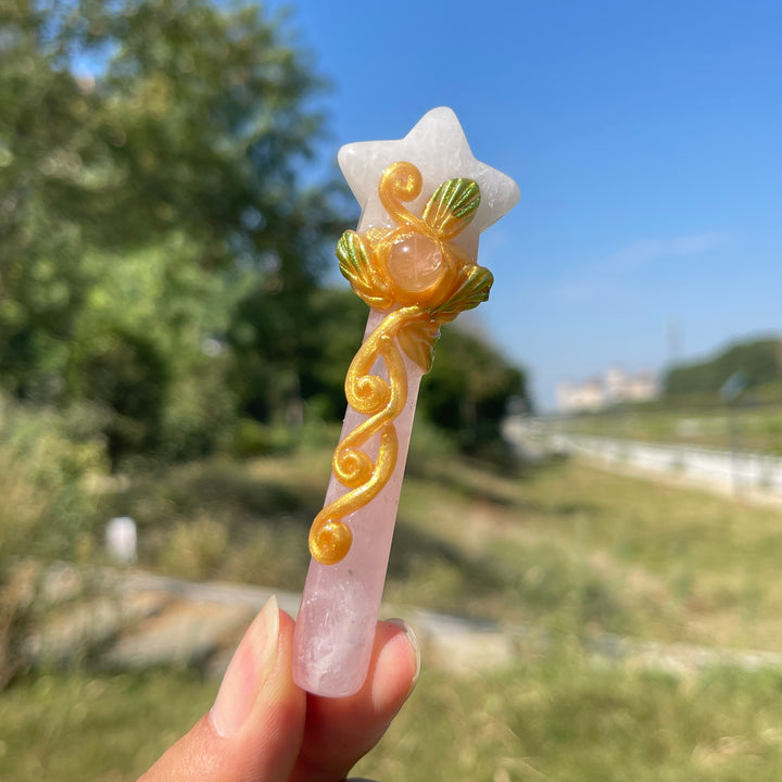 Natural Crystal Magic Wand