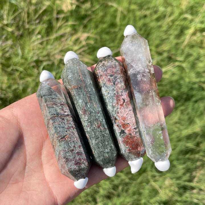Unique,Natural Crystal Garden Quartz Double Point
