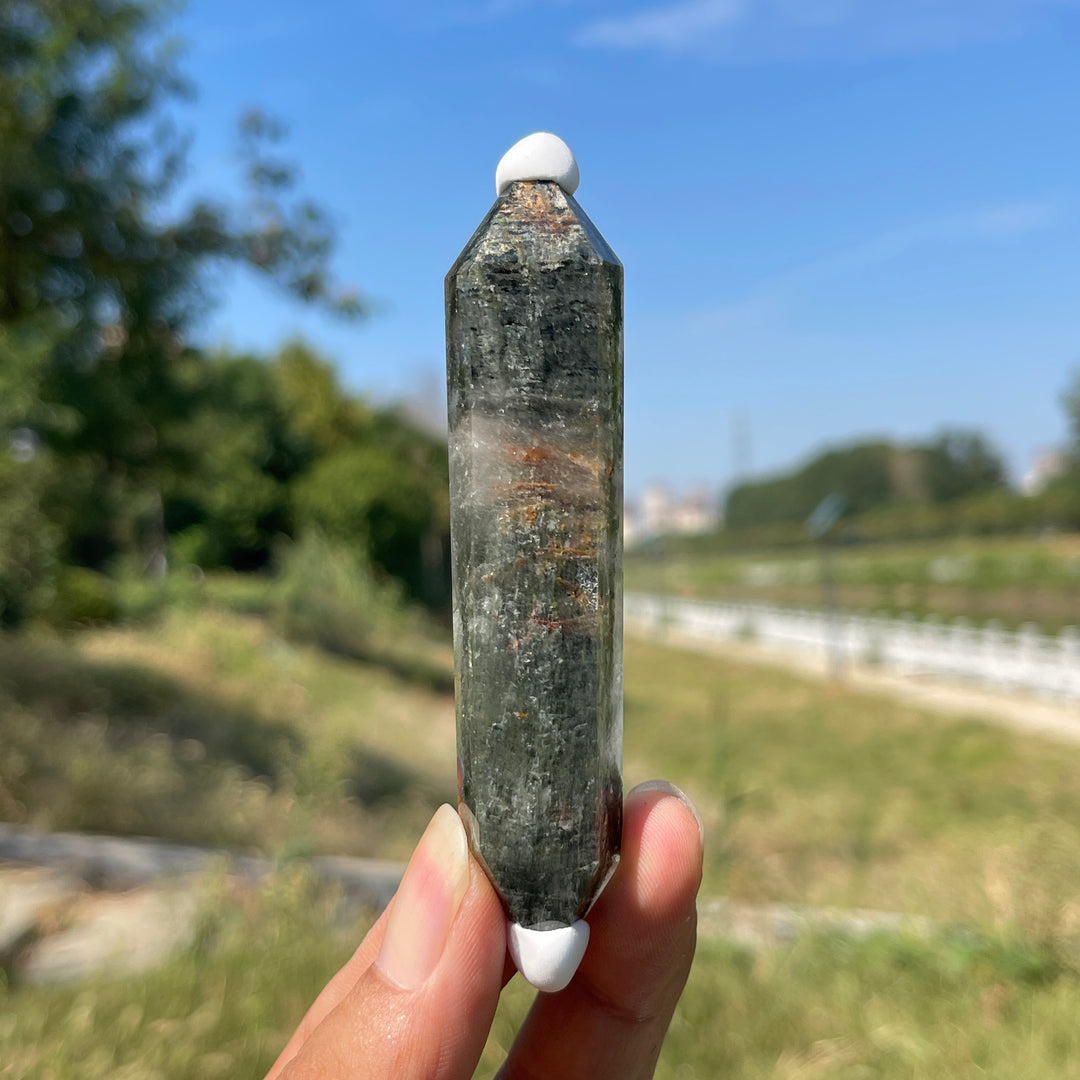 Unique,Natural Crystal Garden Quartz Double Point