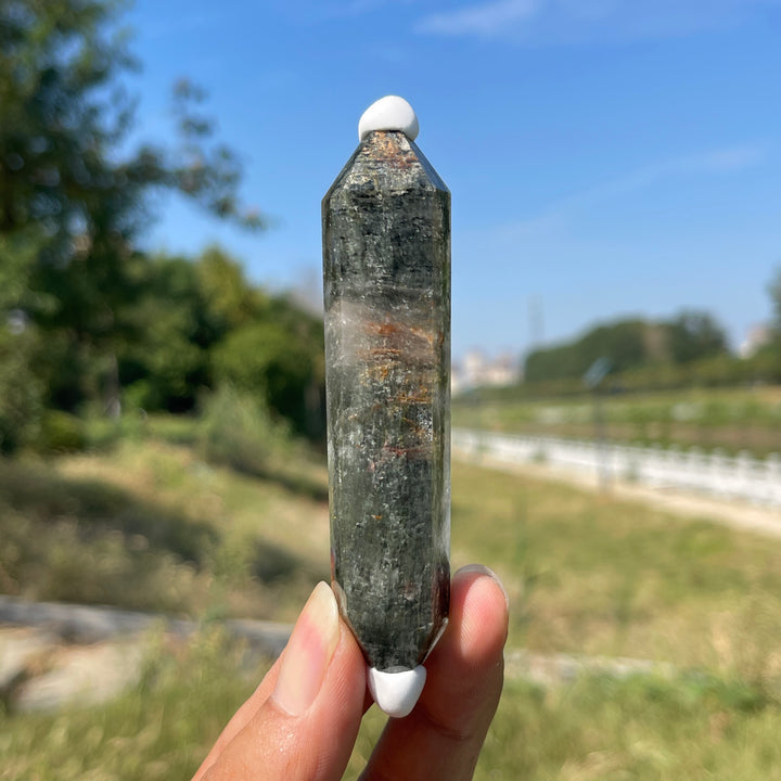Unique,Natural Crystal Garden Quartz Double Point