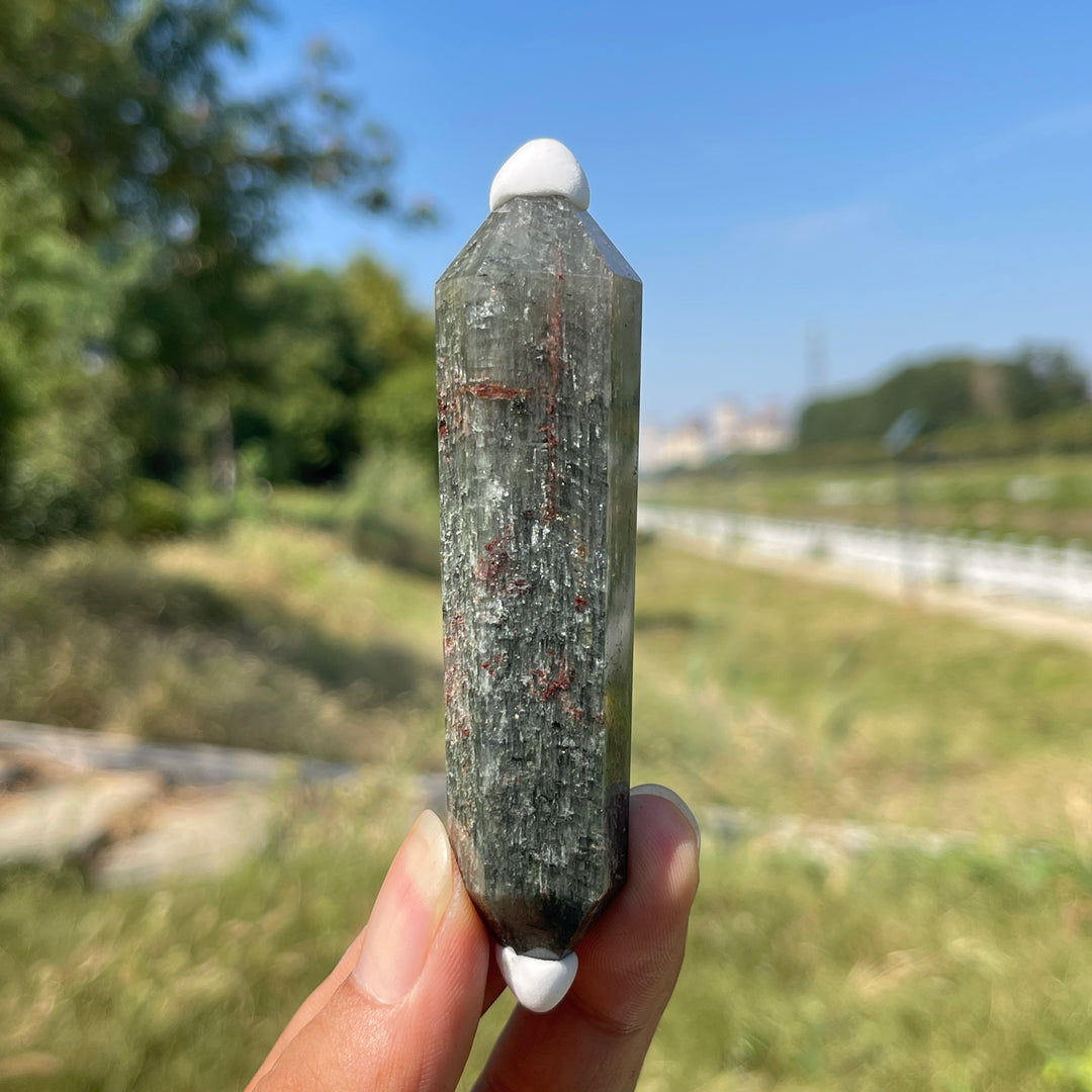 Unique,Natural Crystal Garden Quartz Double Point