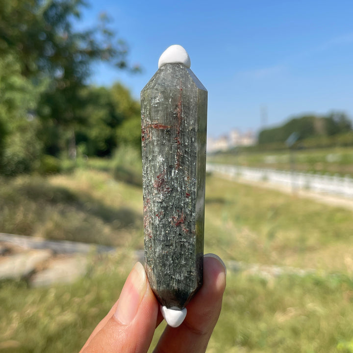 Unique,Natural Crystal Garden Quartz Double Point