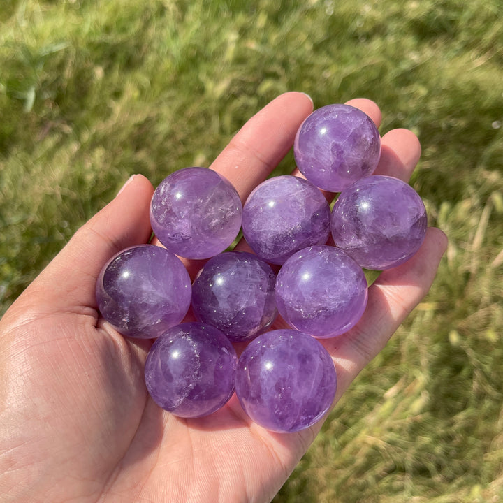 Natural Crystal Amethyst Mini Sphere